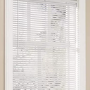 1" Cordless Mini Blinds, White Vinyl Light Filtering Blinds, 22" W x 64" H, Ideal for Indoor Windows, Office, Kitchen, Bathroom and Living Room