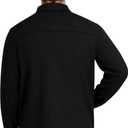 Spyder Men's Core Sweater Fleece Shirt Jacket Shacket (Black, M)