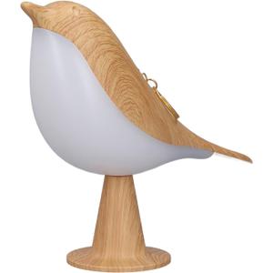 Bird Table Lamp Built in, Sm Bird Table Lamp Touch Control 3 Color Mode Dimmable USB Rechargeable Cordl Desk Light for Bedroom Bedside Kids Table LampBird Night