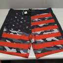 S A Company Men's 4-Way Stretch Board Shorts 42