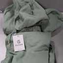 Flygo Womens Fleece 2 Piece Outfits Sweatsuit Crop Pullover Sweatshirt Joggers Pants Tracksuit Set (S)