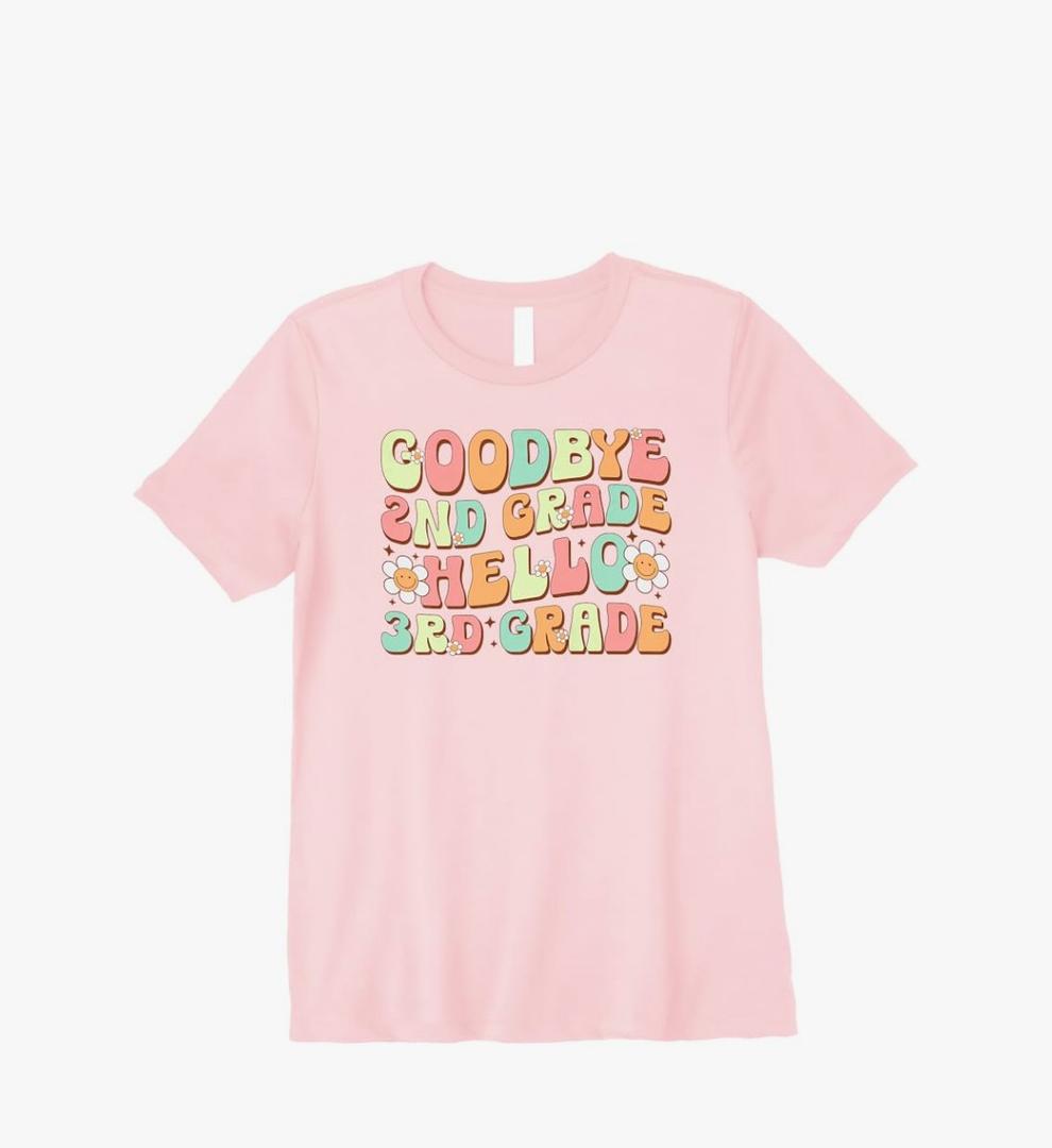 Goodbye 2nd Grade Graduation Hello 3rd Grade Graduate Kids Premium T-Shirt,L