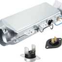 Dryer Heating Element Assembly Replaces For Samsung DVE50M7450W/A3 DV393ETPAWR/A1 DV42H5000EW/A3 DV48H7400EW/A2 DV363EWBEUF/A1 DV42H5200EW/A3 DV448AEW/XAA DV361EWBEWR/A3 DV42H5200EF/A3 DV419AEW/XAA, Full Heating Element