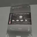 Katuchef Titanium Cutting Board for Kitchen, 100% Pure Titanium Cutting Board Food Grade,Non Toxic chopping board, Dishwasher safe, Easy to Clean(3PCS)