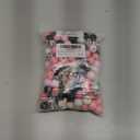 Fabbay 200 Pcs Cow Print Wood Beads 16mm Wood Round and 20mm Flat Wooden Beads Natural Handmade Crafts Polished Spacer Charm for Jewelry Making DIY Crafts Making Home Party Decoration