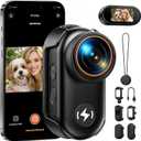 4K Mini Body Camera with 64GB Card, WiFi Thumb Action Camera with 1.47" Screen, Wearable POV Camera with Magnetic Mount, One-Click Hands-Free Portable Camcorder for Vlogging/Skiing/Travel