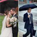 Jexine 6 Pcs Travel Compact Umbrella Automatic Open Close Windproof Small Light Backpack Purse Car Portable Collapsible Umbrella for Rain, Men Women (Black, Navy, Wine)