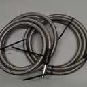 Fuel Line Kit Fit for Chevy HHR, 2006-11|Cobalt, 2005-10|Pontiac G5, 2006-10|Saturn Ion, 2003-07 - Replace 2.2L/2.4L QFF0015SS Upgraded with Stainless Steel Braided Fuel Line-Quick Fix
