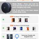 TORRAS PolarCircle Qi2.2 Wireless Charger, 25W Cooling Magnetic Pad for iPhone 17/16, Wireless Charger for Samsung Galaxy S26/S25 with 360Spin Stand, Semiconductor Game Cooler, with 45W IceNano Plug