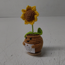 Gossby Positive Sunflower Doll Crochet with Card - IT Takes Someone Special to BE an ANTIE - Aunt Gifts for Women - Mothers Day, Christmas, Birthday Gifts for Aunt - Cute Aunt Gift - Crochet Plants