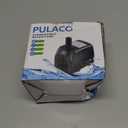 PULACO 400GPH Submersible Water Pump with 5 ft Tubing, 25W durable fountain water pump for Pond Fountain, Aquariums Fish Tank, Statuary, Hydroponics