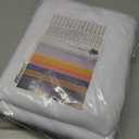 BGment Rod Pocket and Back Tab White Curtains for Bedroom - Thermal Insulated Room Darkening Curtains for Living Room, 2 Window Curtain Panels (52 x 90 Inch, Pure White)