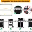 Firsgrill Replacement for Weber Spirit 300, 310, 320 Series, Spirit 700, Genesis Silver B/C, Genesis Gold B/C, Genesis Platinum B/C Gas Grills Parts (18" 3Burner 69787)