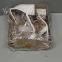 TOP Moda Darcie-1 Ankle Strap Dressy High Heel Sandal, Non-slip Sole, For Wedding, Party, Prom, Evening Wear, or Any Occasion, Sleek Style Block Heel Sandals (8 Wide, White Pu)