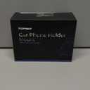 TOPGO [Upgraded] Cup Holder Phone Holder for Car, Phone Mount Universal Adjustable Gooseneck Cup Holder Cradle Car Mount for Cell Phone iPhone 14,Samsung,LG (Black)