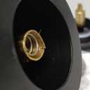 KES Bathroom Sink Drain Without Overflow Vessel Sink Lavatory Vanity Pop Up Drain Stopper Matte Black, All Metal Rustproof Brass and 304 Stainless Steel, S2008D-BK