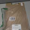 11x17 Clipboard with Low-Profile Metal Clip. 19.5in Length Extra Large Medium Brown Hardboard Clip Board for Drawing, Engineering, Drafting, Art, and More. Durable Document Holder