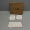 3PCS Water Absorbing Diatomaceous Earth Tray for Sink, Fast Drying Soap & Toothbrush Holders for Bathroom Counter, 1 Stone Tray, 2 Stone Coasters