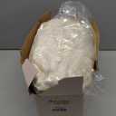 Chunky Knit Throw Blanket, 40''*50'' Knitted Throw Chenille Yarn for Bed Couch, Handmade Cream Crochet Big Thick Blanket, Machine Washable Cute Comfy Blanket for Home Decor