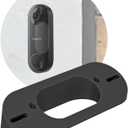 SplashNColor Angled Doorbell Mount Compatible with Reolink Video Doorbell Camera 2K 5MP Heavy Duty ABS Reolink Mount for Secure Installation Adjustable 35-Degree Angle for Optimal Viewing Black