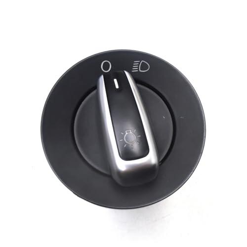 RuiWen VWHS048 Headlamp Switch Red Light 5C6941531C Compatible with VW Jetta 2011 2012 2013 2014, Beetle 2012-2015 2016