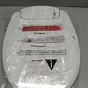 Brondell Bidet Toilet Seat Non-Electric Swash Ecoseat, Fits Elongated Toilets, White - Dual Nozzle System, Ambient Water Temperature - Bidet with Easy Installation