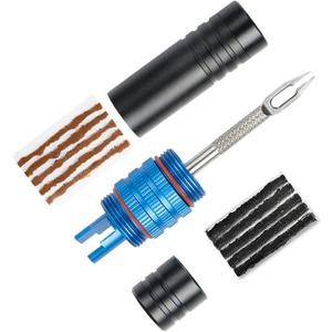 RRK Tubeless Bike Tire Tool, Repair Kit and Sealant Injector Syringe Set with Valve Removal Tool Kit