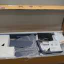 COSYLAND Foldi Foldable Toddler Kitchen Stool Helper - Adjustable Height Toddler Standing Tower with Net & Safety Feet, IF Award-Winning Wooden Learning Step Tower for Kids 18M-6Y, Black & Natural