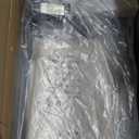 LUMTOK 55W 2-in-1 Dresser with Hanging Rack, 10 Drawers Dresser for Bedroom,Dressers with Fabric Drawers,LED Lights, Charging Station and Hanging Racks for Bedroom (Greige), 13.7"D x 54.6"W x 42.9"H