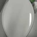 KOHLER 4636-RL-0 Cachet ReadyLatch Elongated Slow Close Toilet Seat, Soft Close Toilet Seat Quiet Lid, Contoured Grip-Tight Bumpers Installation Hardware, Apartment Essentials, White