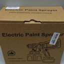 Paint Sprayer, 650W Cordless with 2 X 4000mAh 21V Battery, All Copper Motor 6 Nozzles & 3 Spray Modes, 1400ml Container, Paint Sprayer Gun for House Painting, Ideal for Fence Cabinets Wall (Blue)