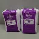 Poise Incontinence & Postpartum Pads for Bladder Leaks, 4 Drop Moderate Absorbency, Long Length, 108 Count
