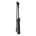 Amazon Basics Adjustable Boom Arm Height Microphone Stand with Tripod Base, Up to 85.75 Inches - Black