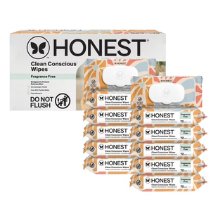 Honest clean conscious wipes, 864x 12 Packs