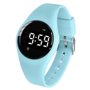 Vibrating Alarm Watch, Water Resistant Potty Training Wristband Rechargeable Medical Reminder Watch with Timer and 15 Daily Alarms (Mint)