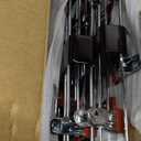 HOUSE DAY Skirt Hangers Space Saving 2 Pack, Double Row 4-Tier Non-Slip Hangers with Clips for Skirts, Shorts, and Pants - Lotus Wood Clip Hanger for Women - Closet Organizers and Storage (Mahogany)