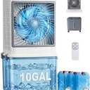 Swamp Cooler Cooling Fan, 10-Gal Portable Air Conditioners Windowless