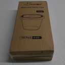 Lamosi Clear Size 9 oz Plastic Cups and Lids 100 Pack
