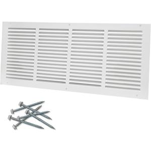 24"W x 10"H [Duct Opening Size] Steel Return Air Grille, Air Return Vent Cover for Ceiling and Sidewall - HVAC Air Vent Covers - [Outer Dimensions: 25.75"W x 11.75"H]