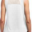 Tank Tops for Women Open Back High Neck Workout Tops Running Athletic Shirts Gym Clothes Yogo Outfits Fitness Clothing (Large)