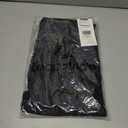 Women's High Waisted Moisture - Wicking Yoga Leggings with Pockets, Reflective Stripes & Shirt Loop for Active Lifestyle (Black, M)