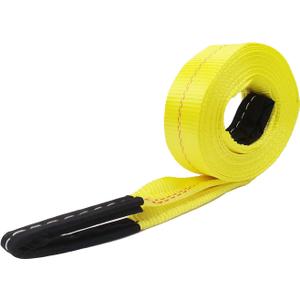 KJE Tow Strap with Reinforced Loops 2in x 30ft Vehicle Recovery Rope 10,000 lbs Pound Capacity Recovery Strap yellow2