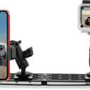 Metal Multi-Device Dash Platform Mount for Jeep Wrangler JL 2018-2023 (Excl. 4xe) & Gladiator JT 2020-2023, Dash Mounting System for Phone & Action Camera, Solid and Durable Jeep Accessories