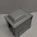 50 Amp 6-50R Outlet Box 250 Volt, Enclosed Lockable Weatherproof Outdoor Electrical NEMA 6-50R Receptacle Panel Heavy Duty Box Pre-Drilled, For Welder EV RV Electric Car Generator, ETL Listed