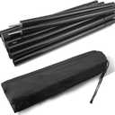Tent Poles, 7FT Adjustable Camping Tarp Poles, Set of 2 Rods, Sturdy and Portable, Suitable for Outdoor Awning Canopy Rain Fly Shelter Camping