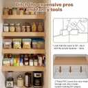 5 Pack Wire Rack Covers for Shelves, 24"x16" PVC Wire Shelf Covers for Wire Shelving, Easy-to-Cut and Moisture-Proof Durable Shelf Liner for Kitchen, Pantry, Closet, Bathroom and Office, Wood Color, 16"D x 24"W x 2.36"H