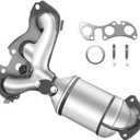 [Front Right]FortunaFlow Catalytic Compatible with Lexus ES300 2002 2003 3.0L,Toyota Camry 2002 2003 2004 2005 2006 3.0L(EPA Compliant high flow+Bank 2)