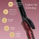 Bio Ionic Long Barrel Curling Iron with Moisture Heat Technology & NanoIonic MX Versatile Curling Wand - Multiple Barrel Sizes for Tight, Classic, Loose & Soft Curls