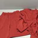 MASCOMODA Womens Fall Sweatsuits Two Piece Sets Crewneck Long Sleeve Tops Wide Leg Pants Casual Travel Lounge Set Track Suits M