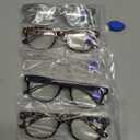 Gaoye Professional Reading Glasses for All Day - Computer Readers with Blue Light Protection - Value Pack, +1.0